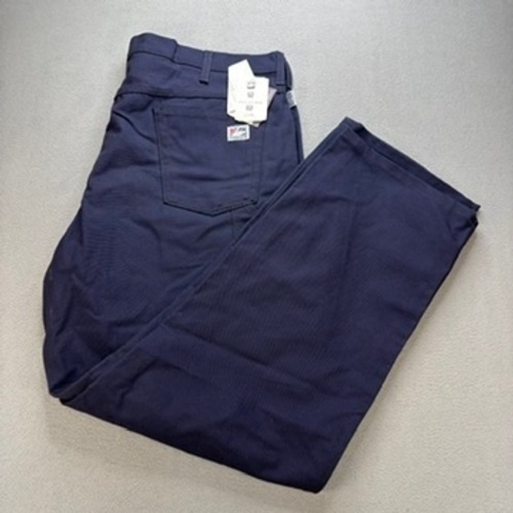 Tyndale K290T Flame Resistant FR Work Pants Relaxed 42x32 Navy Blue Arc Rated